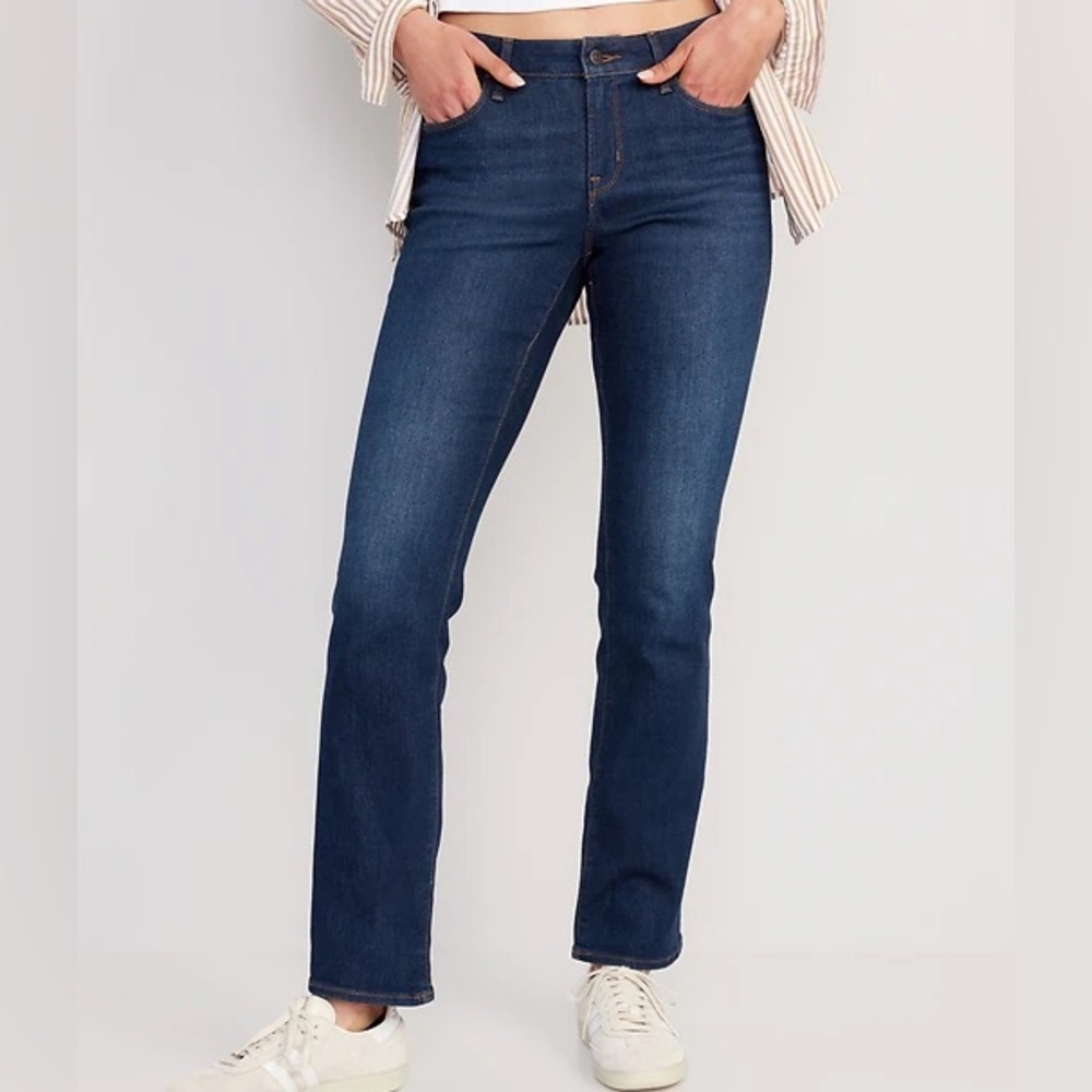Old Navy Mid-Rise Kicker Boot-Cut Jeans - Long Fit